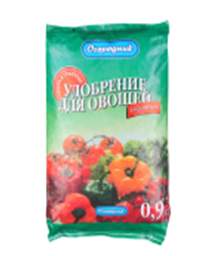 Удобрение органоминеральное в гранулах Огородник®  Овощи 0,9кг. (20шт.)