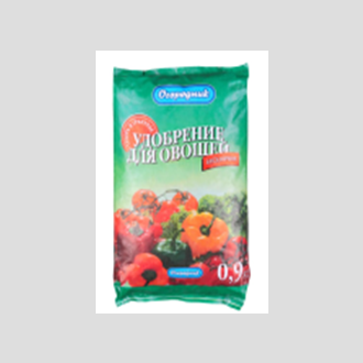 Удобрение органоминеральное в гранулах Огородник&reg;  Овощи 0,9кг. (20шт.)