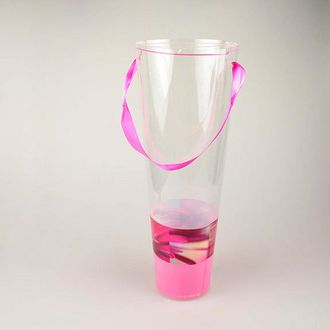 Туба для цветов Deep Water 52x20x12см красный