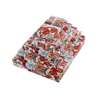 Коробки картонные 501-29 наб. из 5 прям. плоских СССР (20х10х3-40х30х5)