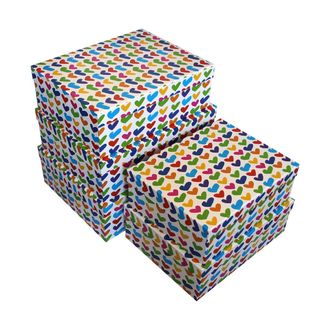 Коробки картонные 550-03-04 наб. из 5 прям. гигантов Сердца (45х35х16-57х45х19)