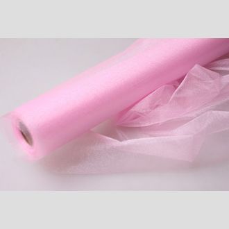 Органза в рулоне светло-розовая 70см x 10м