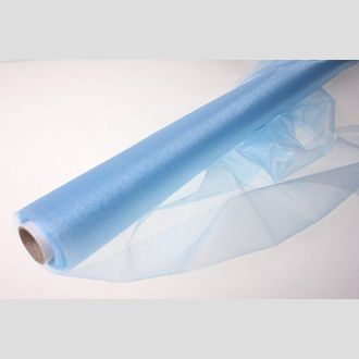 Органза в рулоне голубая 70см x 10м