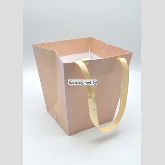 Сумка для цветов 18х15х12,5 бумажная
